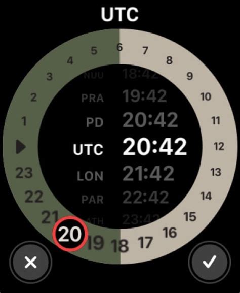 gmt watch face second time zone